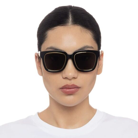 SALE! NEW Gucci GG1136SA 001 Black/Gold Grey Square Women Sunglasses GG 1136SA main image 9